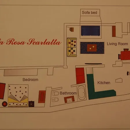 Lägenhet La Rosa Scarlatta Bergamo